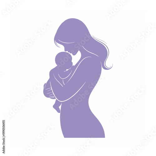 A mother tenderly holds and kisses her baby in a loving embrace indoors.