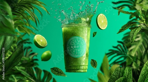 refreshing lime water