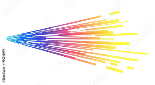 Colorful speed lines, motion blur effect, abstract background, vibrant streaks