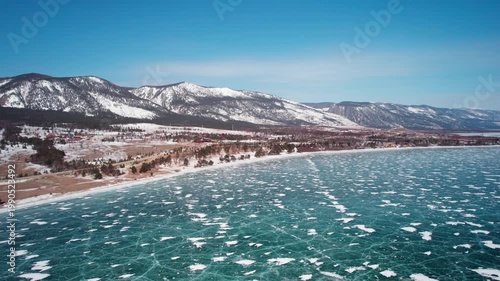 Flight to the frozen lake