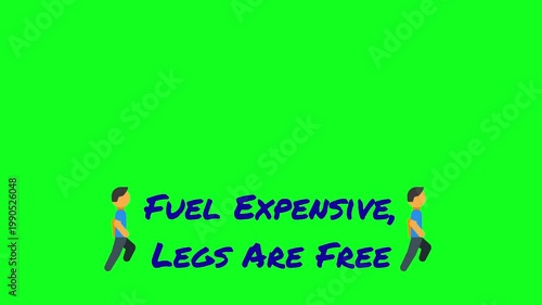 Fuel Expensive Legs Are Free Walking Meme Green Screen