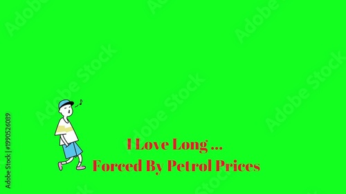 I Love Long Walks Forced By Petrol Prices Meme Green Screen