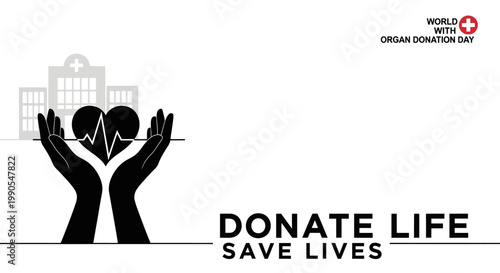 Donate Life Save Lives Organ Donation Awareness.