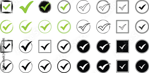 Check Mark Symbols Icons 3.