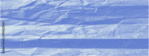 Minimalist sky blue halftone texture background with abstract organic shapes and risograph effect. Retro digital dithered pattern. Snowy vector landscape. Vibrant grainy background.