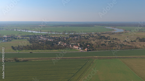 Griebo bei Wittenberg, Vogelperspektive. 