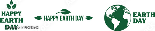 Happy earth day celebration protecting our planet for future generations