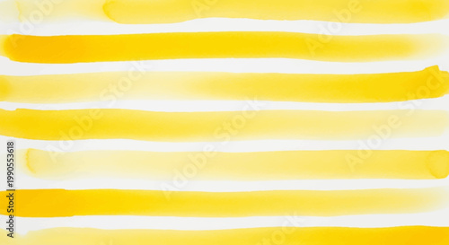 Abstract Yellow Brush Strokes Background.
