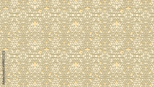 Beige Ornamental Pattern Background for Elegant Classic Design.