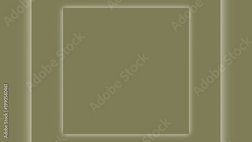 Olive Green Frame Background for Classic Minimal Design.