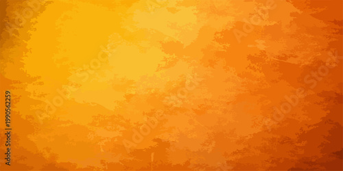 Aged grunge orange wall texture with a vintage paper pattern and rough antique brown paint on a dirty canvas backdrop for an old artistic design