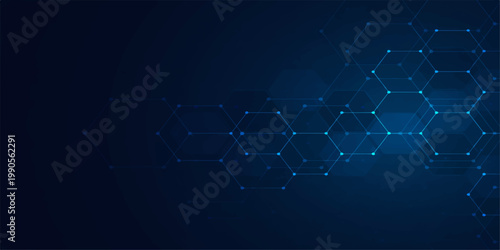 Abstract blue technology background featuring a futuristic digital blueprint design with 3d architecture lines and square patterns for a modern business web backdrop