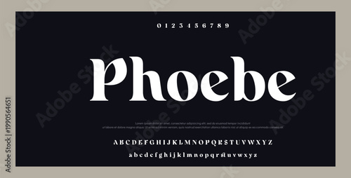 Modern Bold Font with Ligature. Typography urban style alphabet fonts for fashion, sport, technology, digital, movie, logo design, vector illustration. Black strong style font