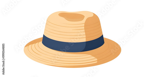 sombrero, hat, straw, colombian, panama, traditional, headwear, fashion, accessory, summer, tropical, woven, brim, culture, design, illustration, icon