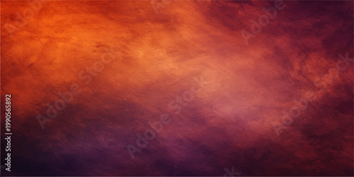 Red grunge textured background with dark smoky clouds and fiery abstract atmosphere
