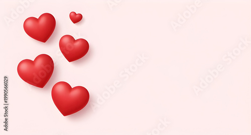 3d hearts, red hearts, love background, romantic design, valentine hearts, glossy heart, heart collection, love symbol, romantic background, heart decoration, passion design, valentine theme, heart pa