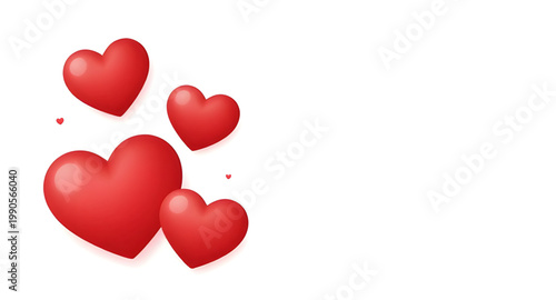 3d hearts, red hearts, love background, romantic design, valentine hearts, glossy heart, heart collection, love symbol, romantic background, heart decoration, passion design, valentine theme, heart pa