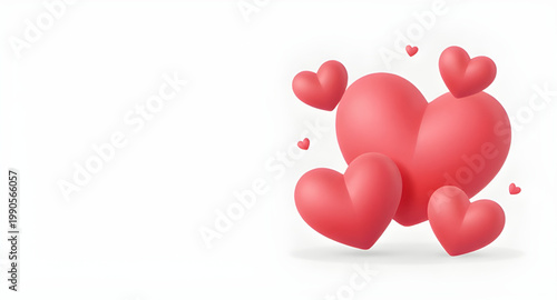 3d hearts, red hearts, love background, romantic design, valentine hearts, glossy heart, heart collection, love symbol, romantic background, heart decoration, passion design, valentine theme, heart pa