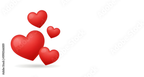 3d hearts, red hearts, love background, romantic design, valentine hearts, glossy heart, heart collection, love symbol, romantic background, heart decoration, passion design, valentine theme, heart pa