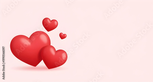3d hearts, red hearts, love background, romantic design, valentine hearts, glossy heart, heart collection, love symbol, romantic background, heart decoration, passion design, valentine theme, heart pa