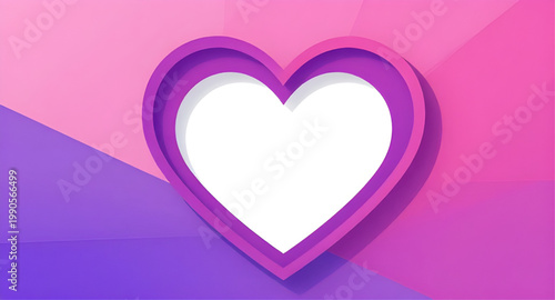 heart, love, red, outline, hollow, romance, valentine, symbol, icon, shape, passion, romantic, design, simple, affection, element, graphic