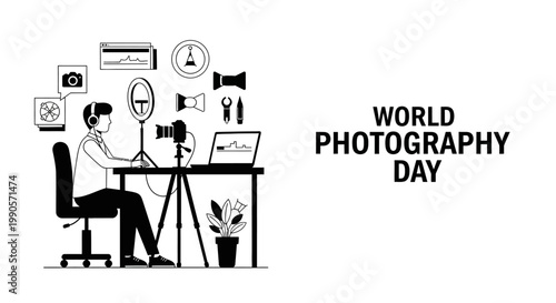 World Photography Day celebration with a content creator.