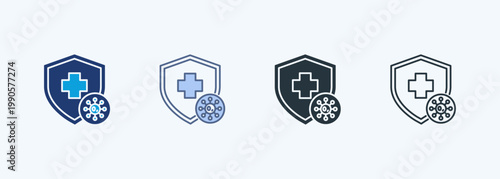 Immunology Multiple Style Icon Collection
