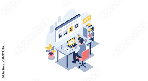 Businessman in Professional Suit Presenting Financial Growth Graph and Sales Chart on Flipchart Board for Corporate Success