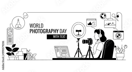 World Photography Day celebration with a content creator.