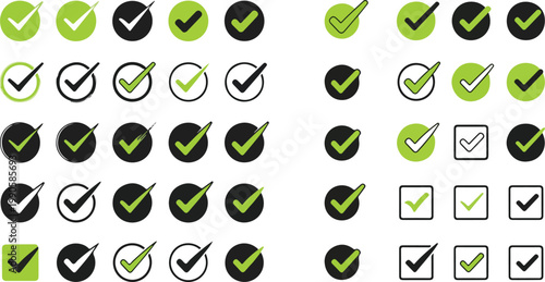 Checkmarks and ticks icons.