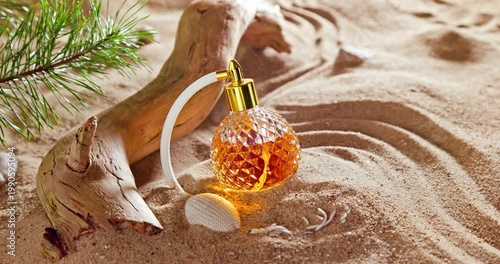 Intense golden perfume perfectly cooling for hot summer.