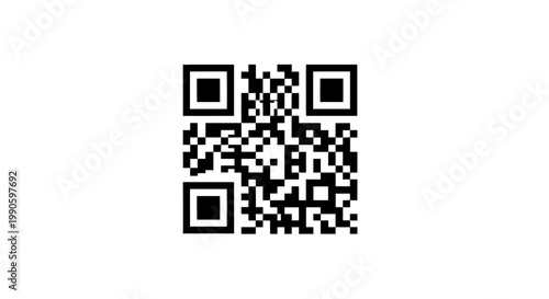 Two distinct quick response codes displayed against a white background