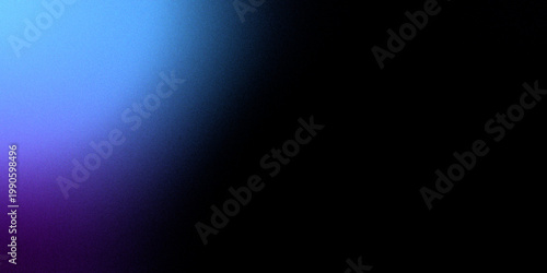 Neon blue light leaks effect background .Abstract noise background with a blue and purple gradient for appealing and modern aesthetic Gradient blue teal purple blur abstract background	