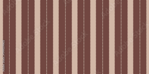 brown beige striped scallop pattern seamless background retro textile texture vertical lines dots ornament vintage fabric wallpaper classic decorative repeating design soft earthy tones