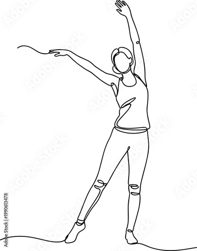 Woman jumping rope fitness exercise.