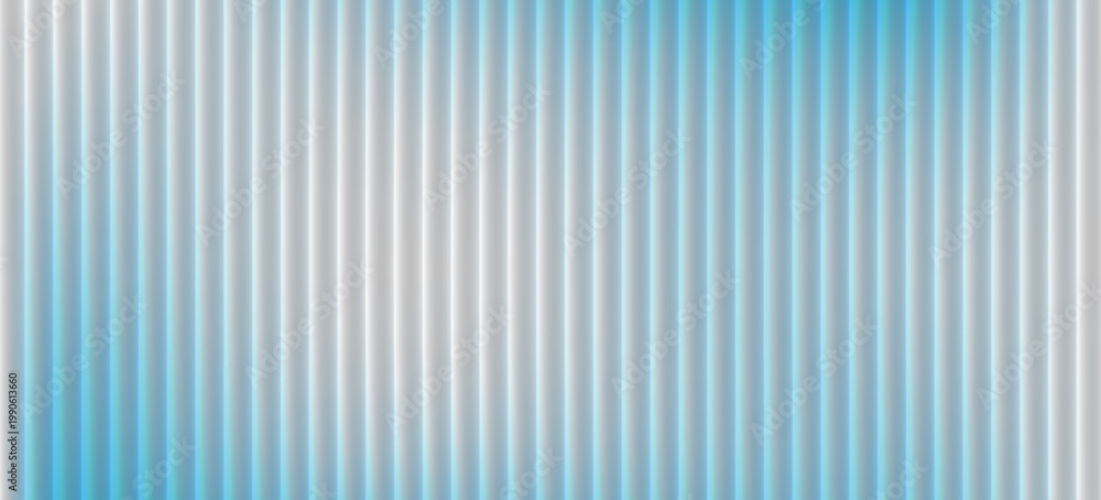 Obraz premium Abstract blue ripple glass effect background with glowing white light leaks gradient, modern banner header fashion backdrop wallpaper web design