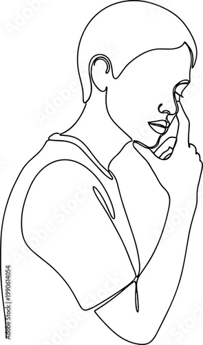 Young man talking on phone.