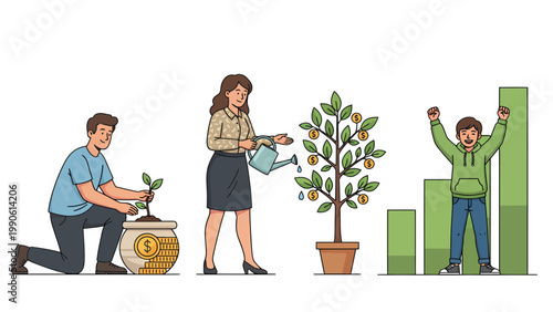 Investment and Financial Success: Planting, Nurturing, and Achieving Growth