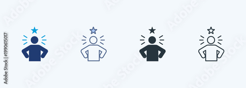 Confidence Multiple Style Icon Collection