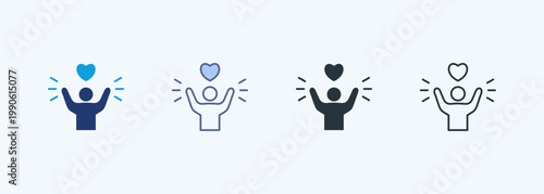 Self Belief Multiple Style Icon Collection