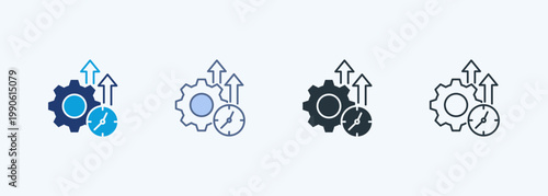 Productivity Multiple Style Icon Collection