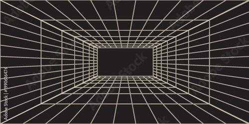 Millimeter graph paper grid. Geometric checkered seamless pattern for blueprint, school, architect, medicine, technical engineering line scale measurement. Digital ecg diagram hospital page. Vector