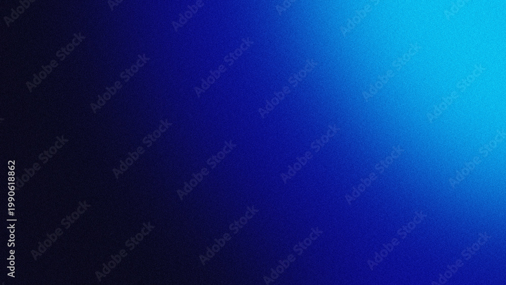 Obraz premium Abstract Blue Grainy Gradient Background with Dark Navy Texture