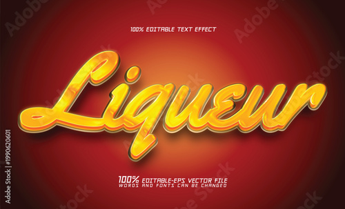liqueur text effect