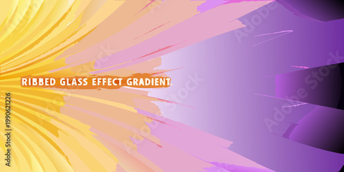 Abstract gradient background with vibrant yellow and purple hues
