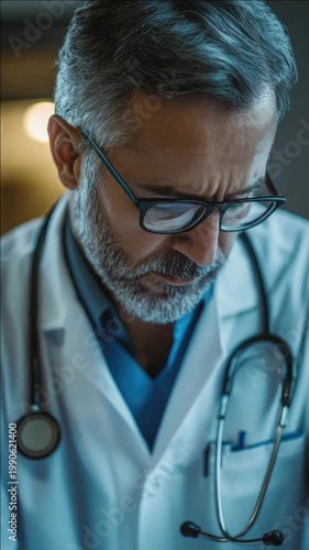 Male Doctor, Medical Professional with Stethoscope