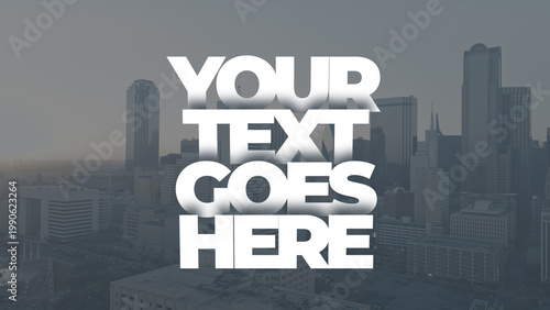 Text Animation Preset: Line by Line Overlapping Typography (Bottom to Top Shadow)