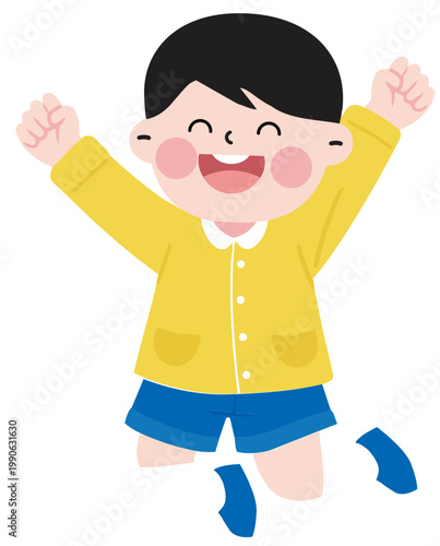 남자아이 소년 즐거운학생