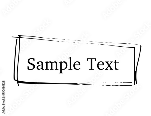 シンプルでかわいい手書きの吹き出し