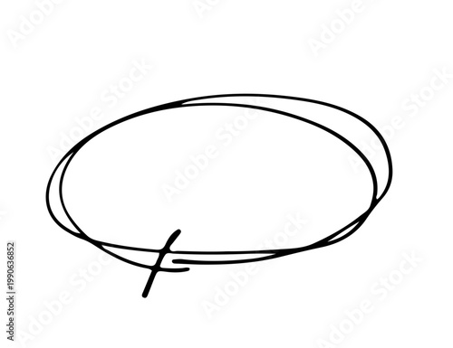 シンプルでかわいい手書きの吹き出し